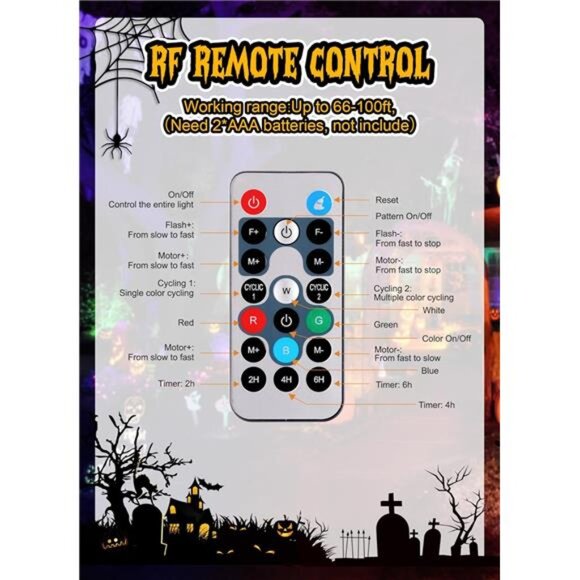 Halloween Christmas Projector Lights Outdoor 26 HD Effects 3D Ocean Wave Pattern - Picture 6 of 7